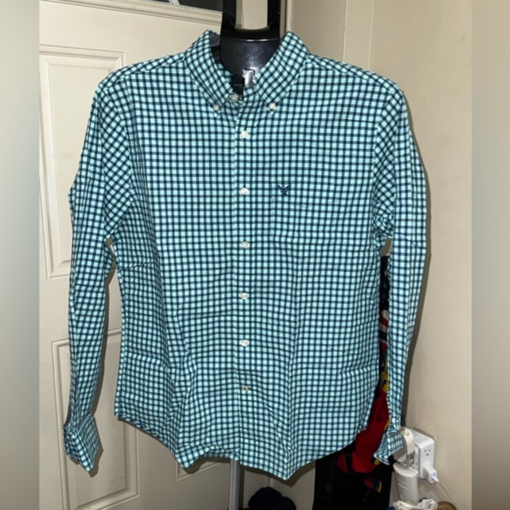 American Eagle Outfitters I Men's Plaid Button-Down Shirt I Size M I Classic Fit